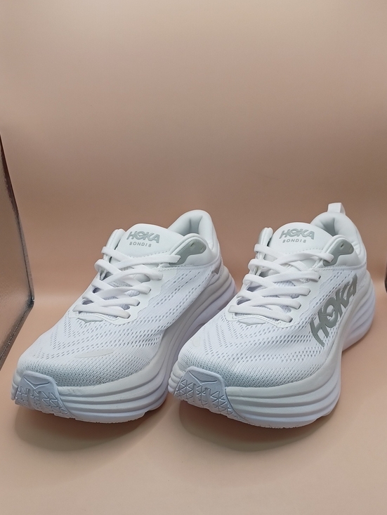 Hoka Other - Pre-Owned Hoka One One Bondi 8 Running Shoes-White Men Size 7D US